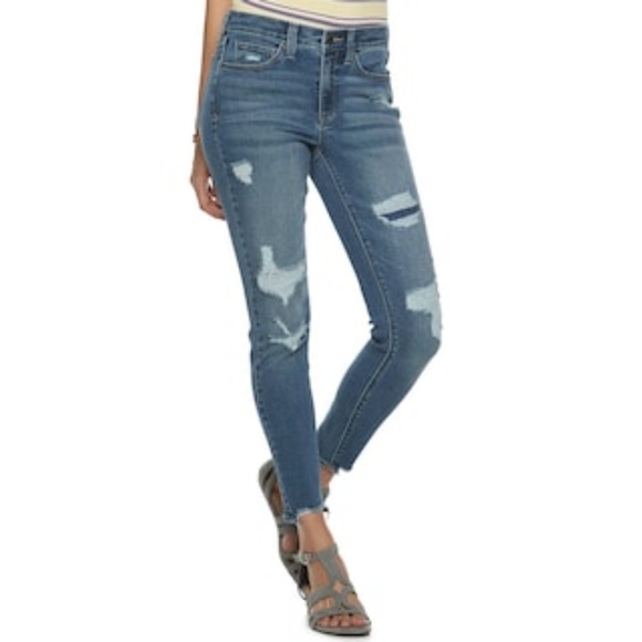 mudd flx stretch skinny bootcut jeans